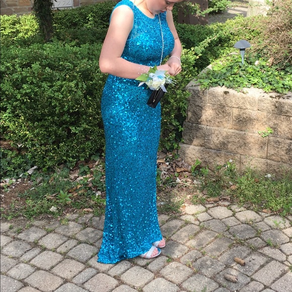 Scala Dresses & Skirts - Beautiful Scala Sequin Prom Dress